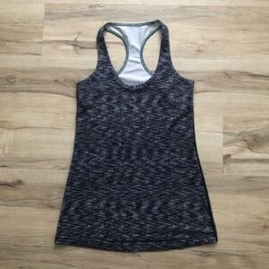 Women's Gray Racerback Tank Top